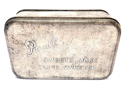 PASCALL VINTAGE TIN CAN...SWEETS MAKE LIFE SWEETER!