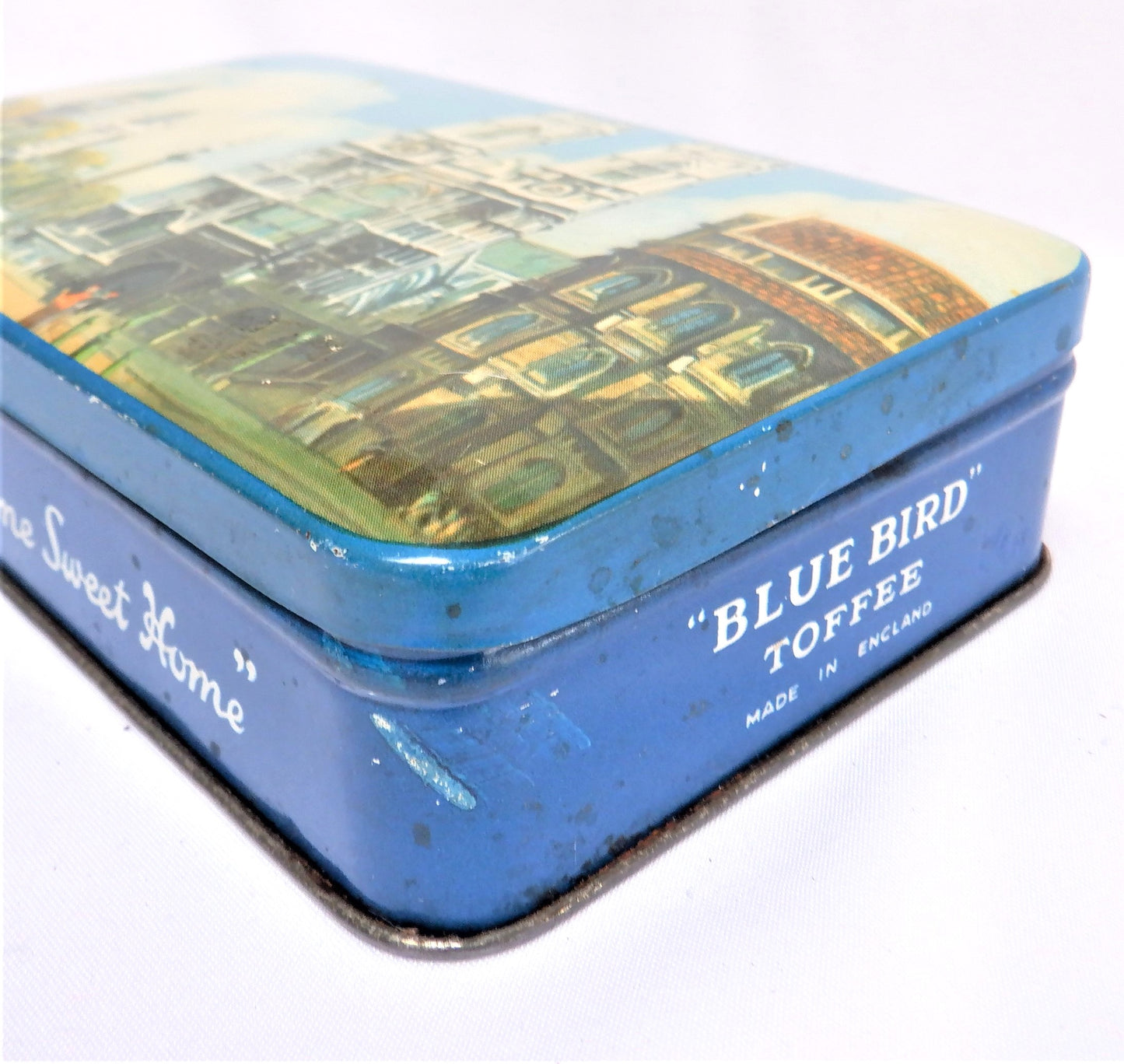 Antique Tin Container by Blue Bird Toffee: LONDON'S WESTMINSTER ABBEY #1