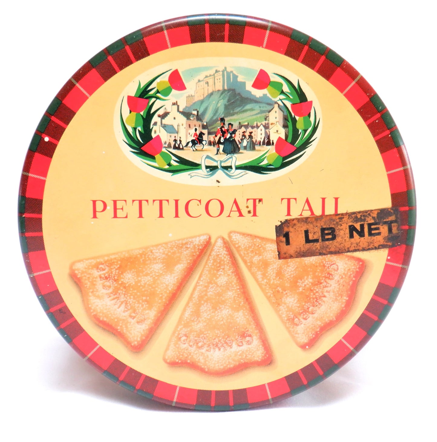 Vintage Tin by CRAWFORD'S SCOTCH SHORTBREAD of Scotland: 'PETTICOAT TAIL'