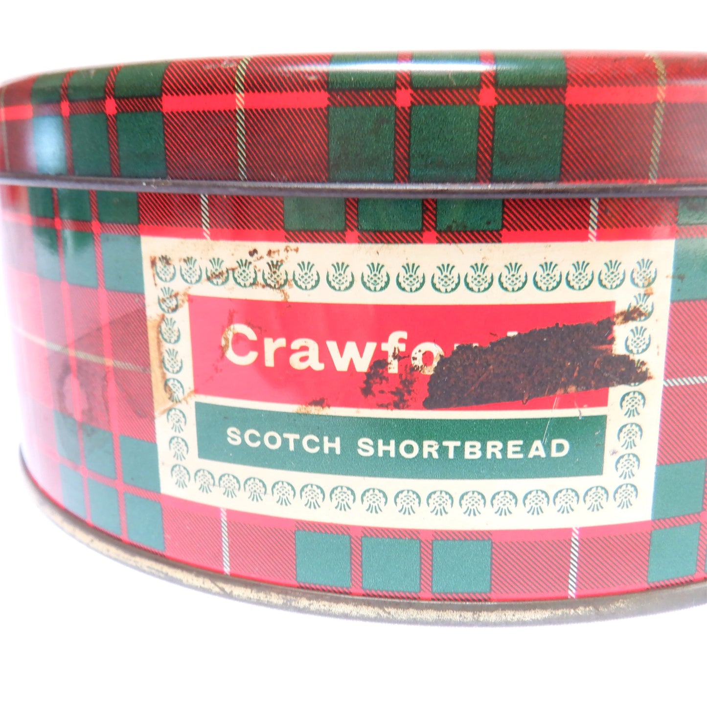 Vintage Tin by CRAWFORD'S SCOTCH SHORTBREAD of Scotland: 'PETTICOAT TAIL'