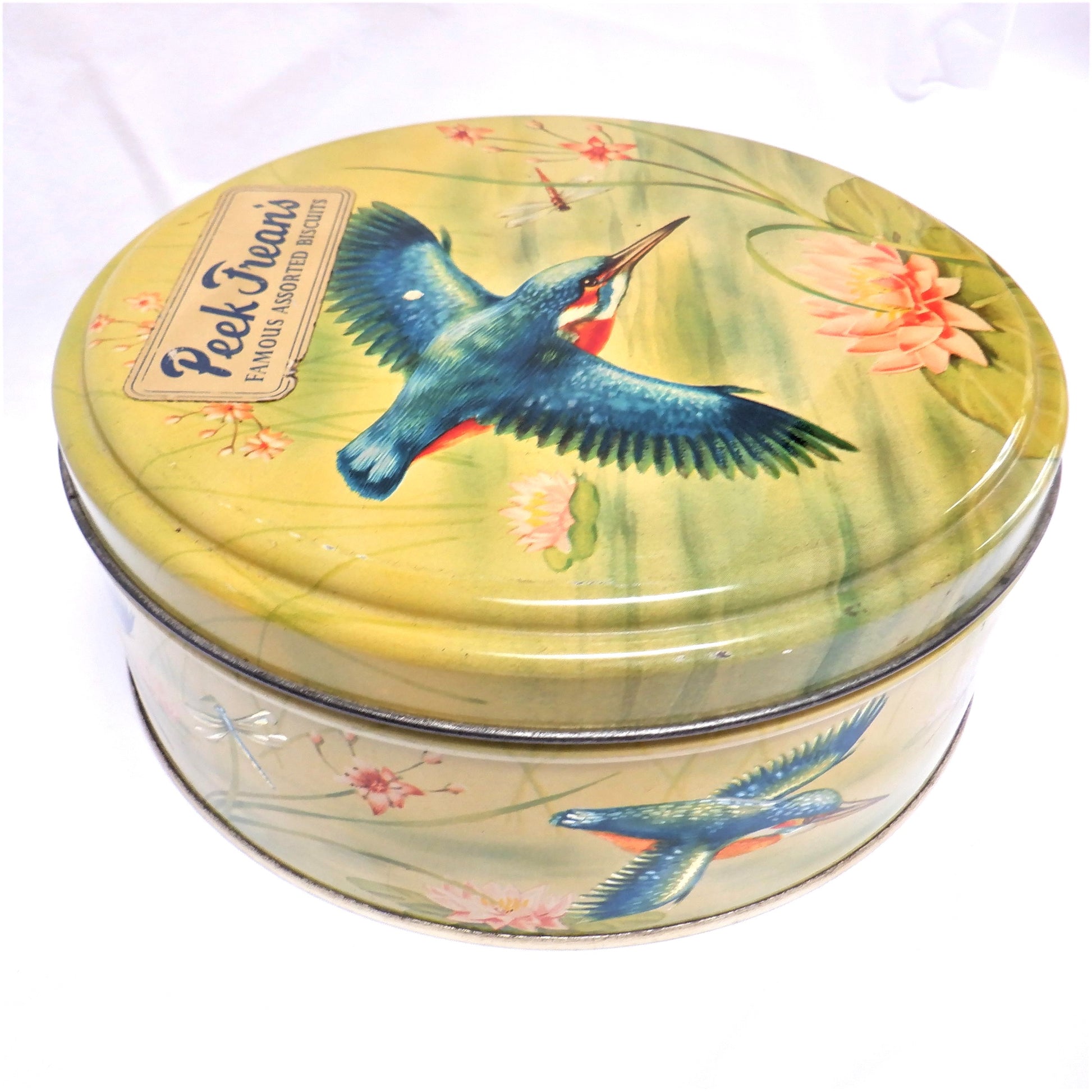 Vintage Peek Frean's Famous Assorted Biscuits Tin Can Container