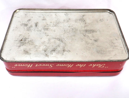 Antique Tin Container by BLUE BIRD TOFFEE: 'TOWER BRIDGE, LONDON'