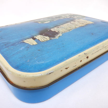 BLUE BIRD TOFFEE Vintage Tin: Perce Rock, Quebec, Canada #2