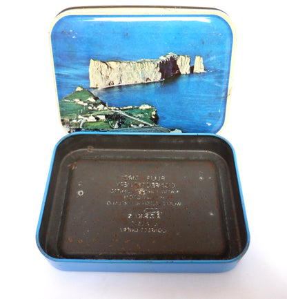 BLUE BIRD TOFFEE Vintage Tin: Perce Rock, Quebec, Canada #2