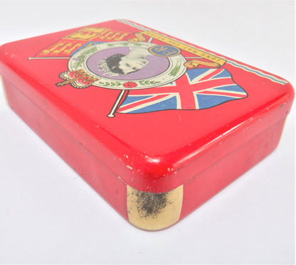 CORONATION Vintage Tin Container, Compliments of OXO CANADA (Montreal, Quebec)...Long May She Reign!