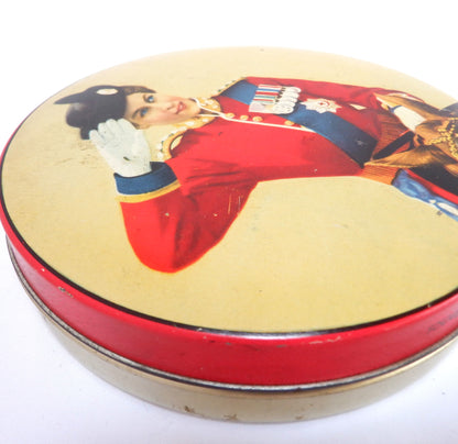 A Coronation Vintage Tin by Henry Thorne & Co. of HRM Queen Elizabeth II, Taking Salute on Horseback, 1953