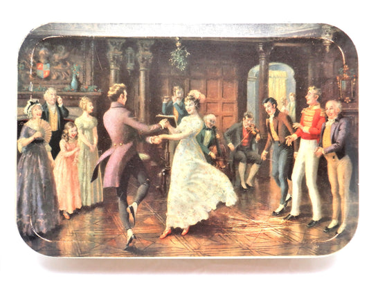 Vintage Tin by Thorne's Premier Toffee Company of Leeds England: 'VICTORIAN DANCE PARTY'