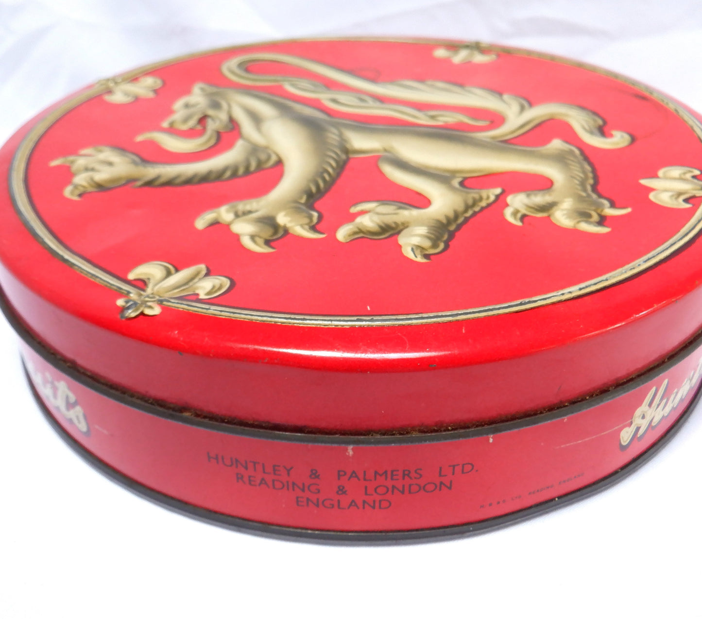 Vintage Tin by Hunter & Palmers Biscuits: 'THE SCOTTISH LION'