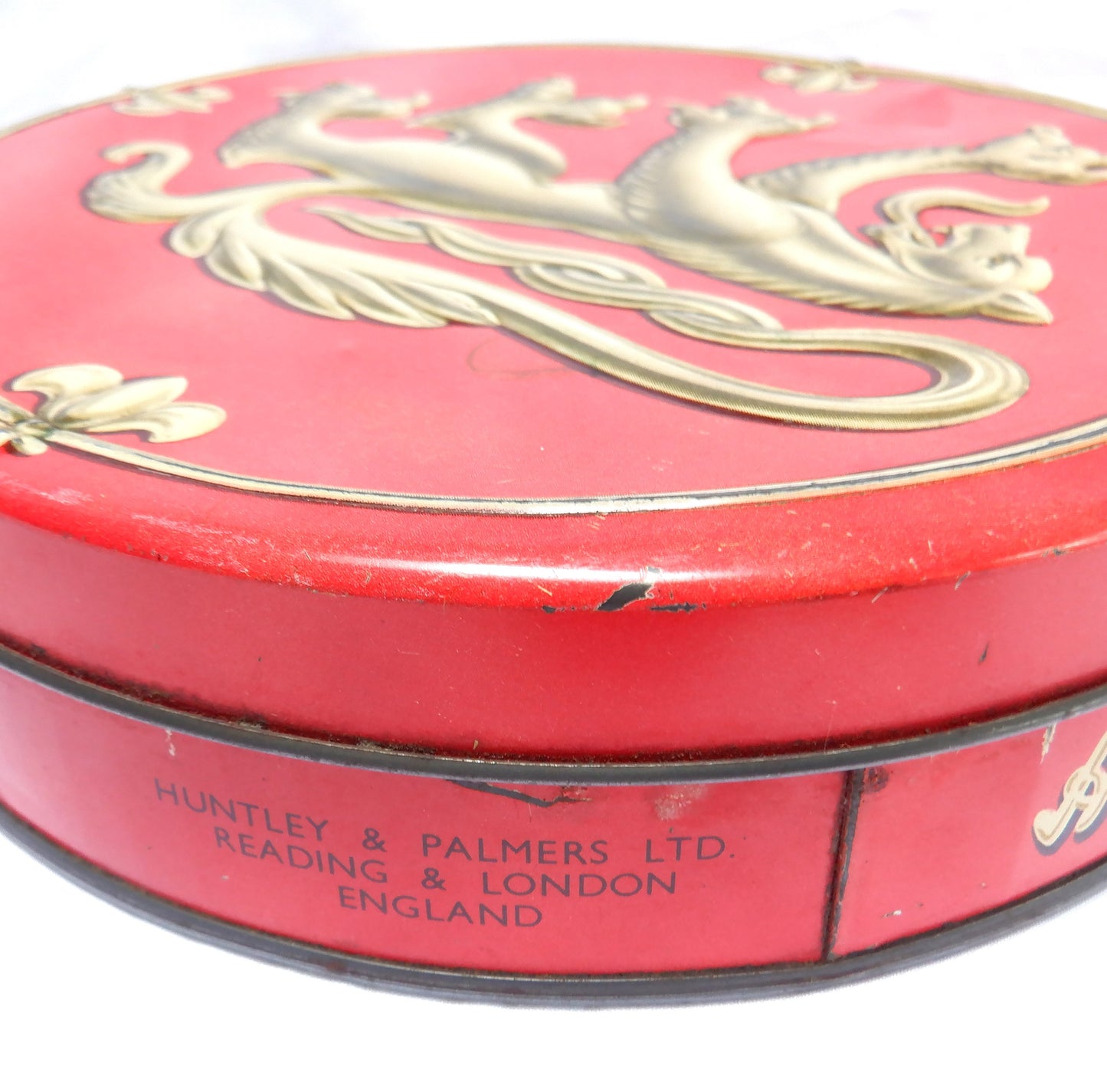 Vintage Tin by Hunter & Palmers Biscuits: 'THE SCOTTISH LION'