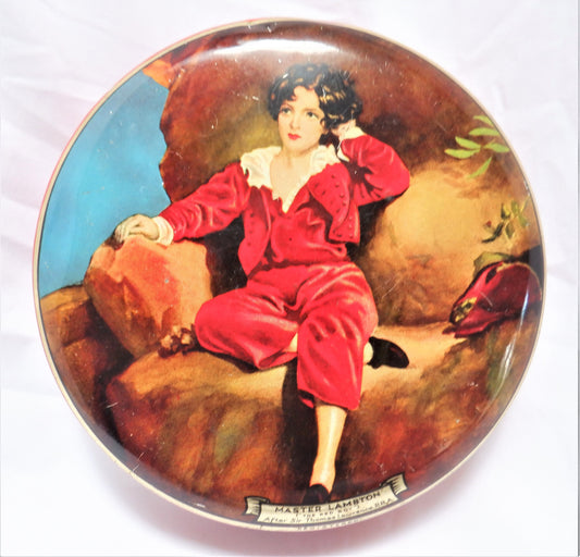 Vintage Tin Container by The A.S. Wilkin Toffee Company of Cremona Park: 'THE RED BOY'