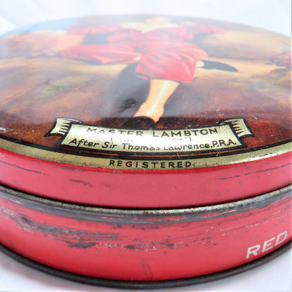 Vintage Tin Container by The A.S. Wilkin Toffee Company of Cremona Park: 'THE RED BOY'