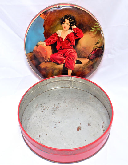 Vintage Tin Container by The A.S. Wilkin Toffee Company of Cremona Park: 'THE RED BOY'