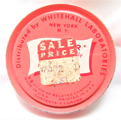 Vintage Miniature Tin of HEATHER ROUGE, A Vogue Oramber Rouge from New York City!