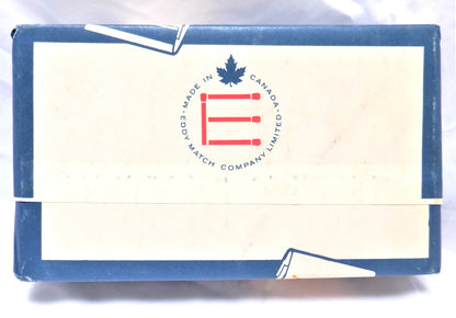 E.B. EDDY MATCH COMPANY: Full Package of 50 Vintage E.B. Eddy Book Matches made for the CANADIAN ARMY!