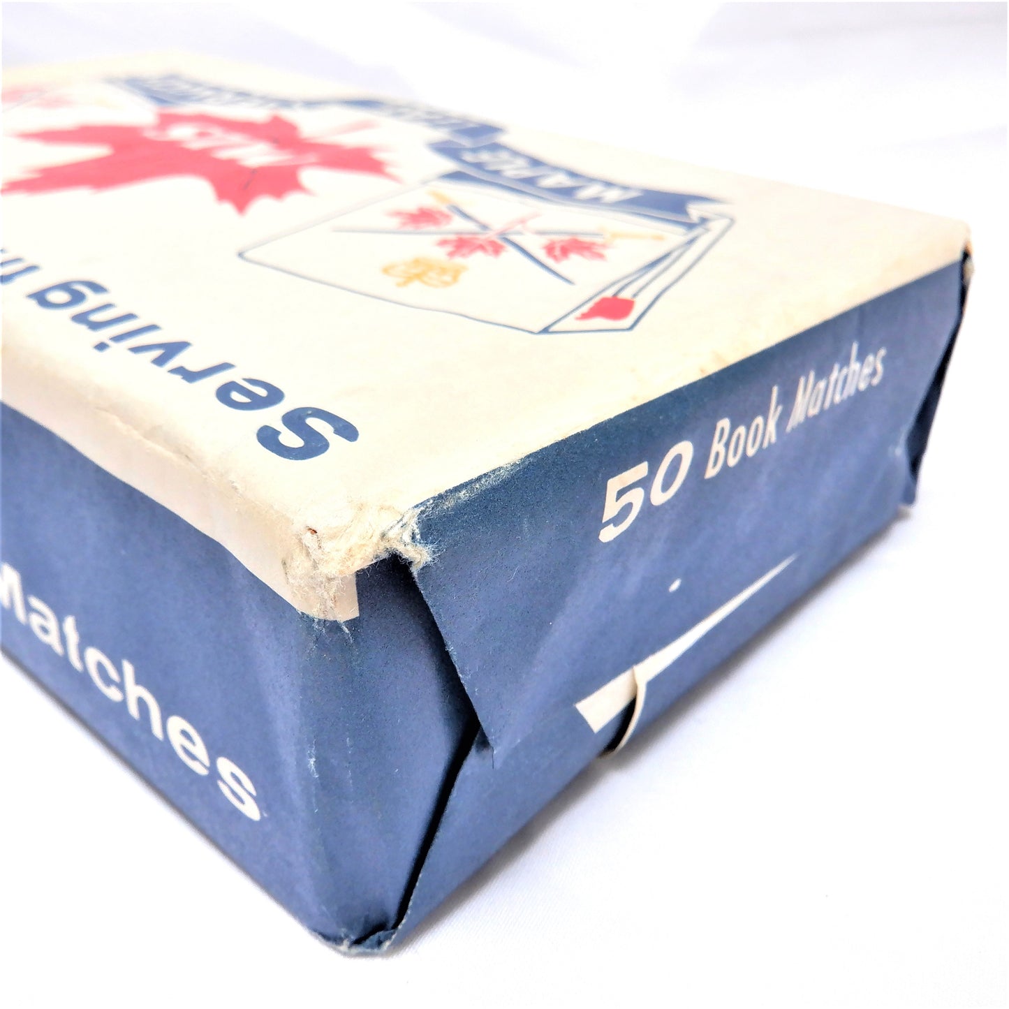 E.B. EDDY MATCH COMPANY: Full Package of 50 Vintage E.B. Eddy Book Matches made for the CANADIAN ARMY!