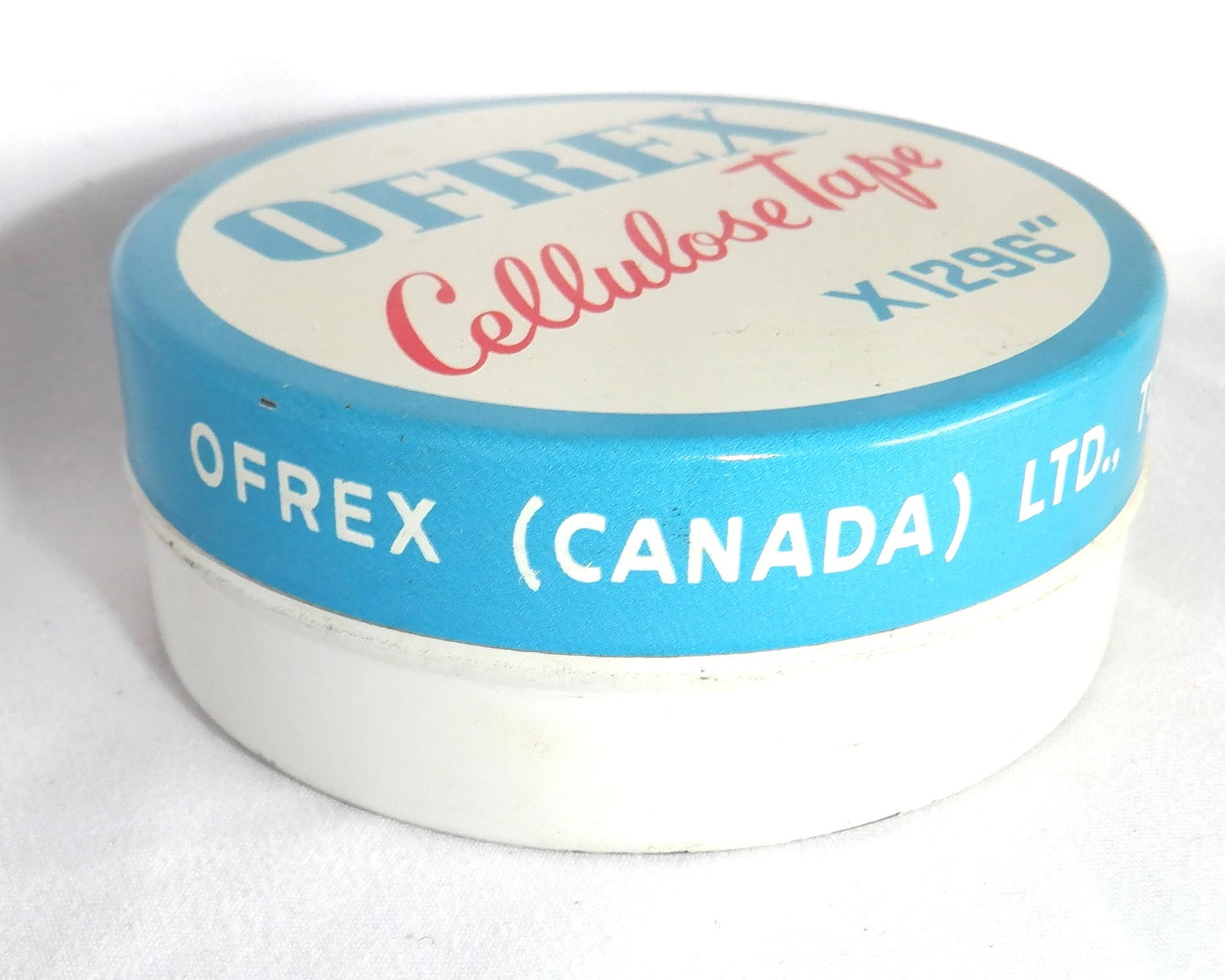 OFREX CELLULOSE TAPE x 1296" Vintage Tin Container