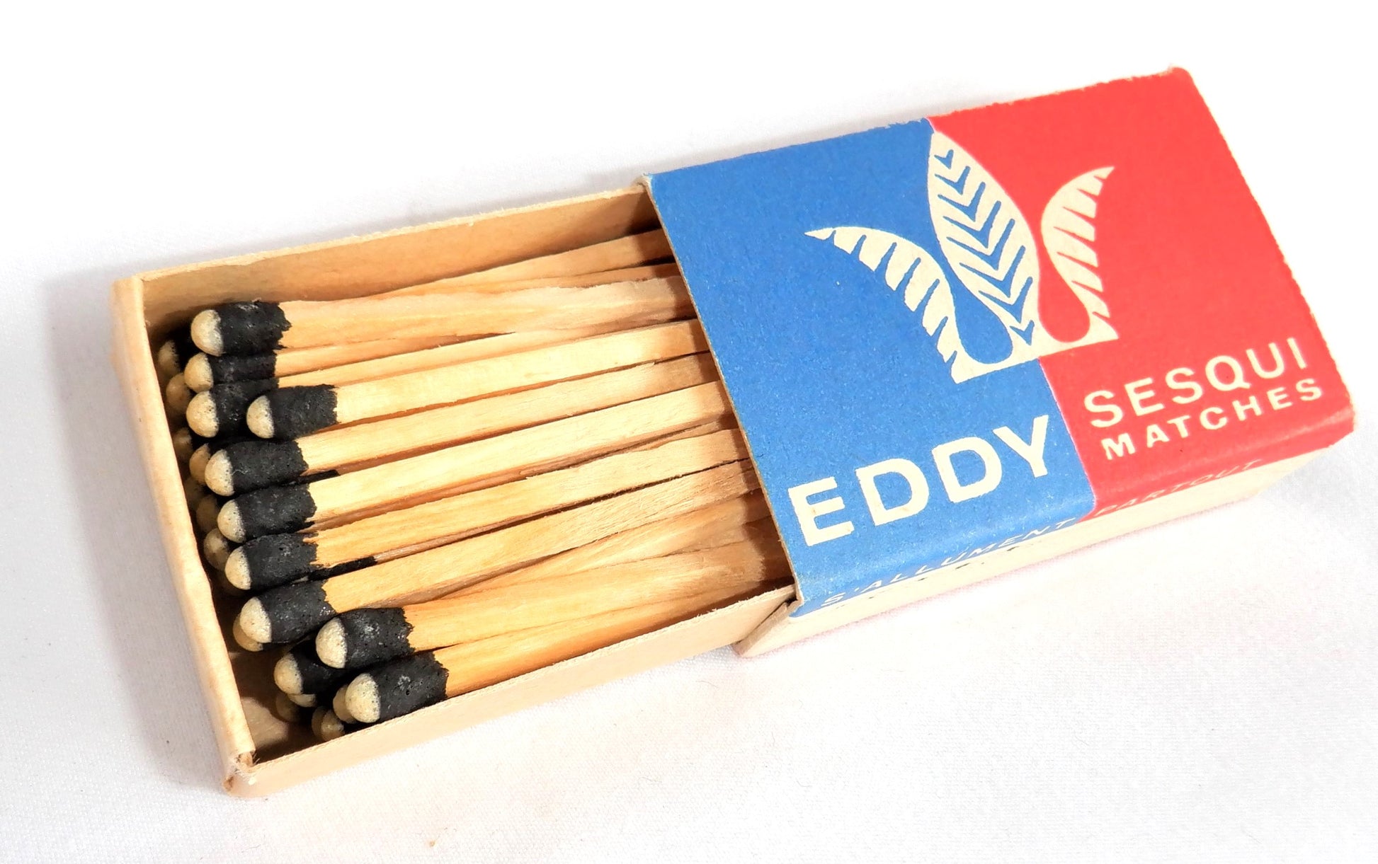 E.B. EDDY FOREST PRODUCTS of OTTAWA/HULL: VINTAGE SESQUI WOODEN MATCHB –  Gillmore Coins & Collectibles