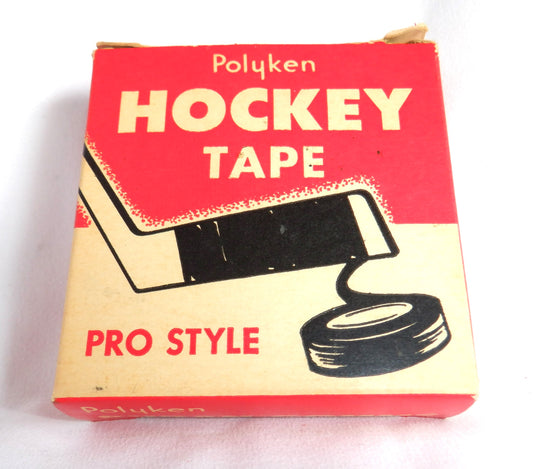 VINTAGE EMPTY BOX OF POLYKEN PRO STYLE HOCKEY TAPE, by The Kendall Co. of Toronto