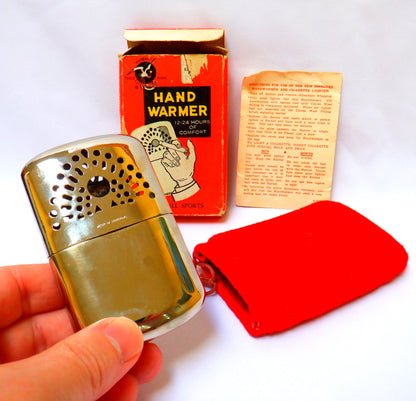 VINTAGE HAND WARMER & CIGARETTE LIGHTER, by Phoenix Trade Mark, Made in Hong Kong 1970's