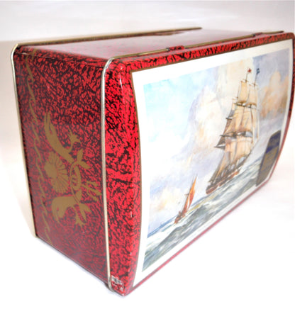 RILEY'S VARIETY TOFFEE Vintage Tin: "THE WINDSOR CASTLE" -A 1250 Ton British Sailing Ship