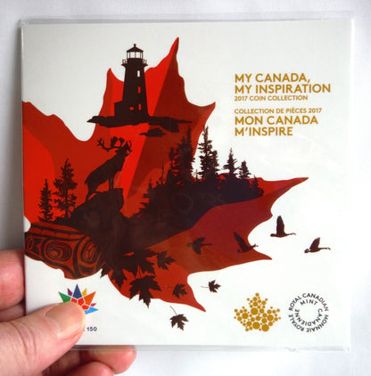 2017 MY CANADA, MY INSPIRATION, 5-Coin Special Set, Includes the 1st Ever Glow-in-the-Dark Canadian Toonie!