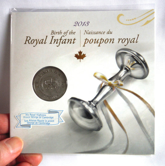 2013 Canadian 25 cent Quarter Coin Souvenir: BIRTH OF THE ROYAL INFANT CELEBRATION!