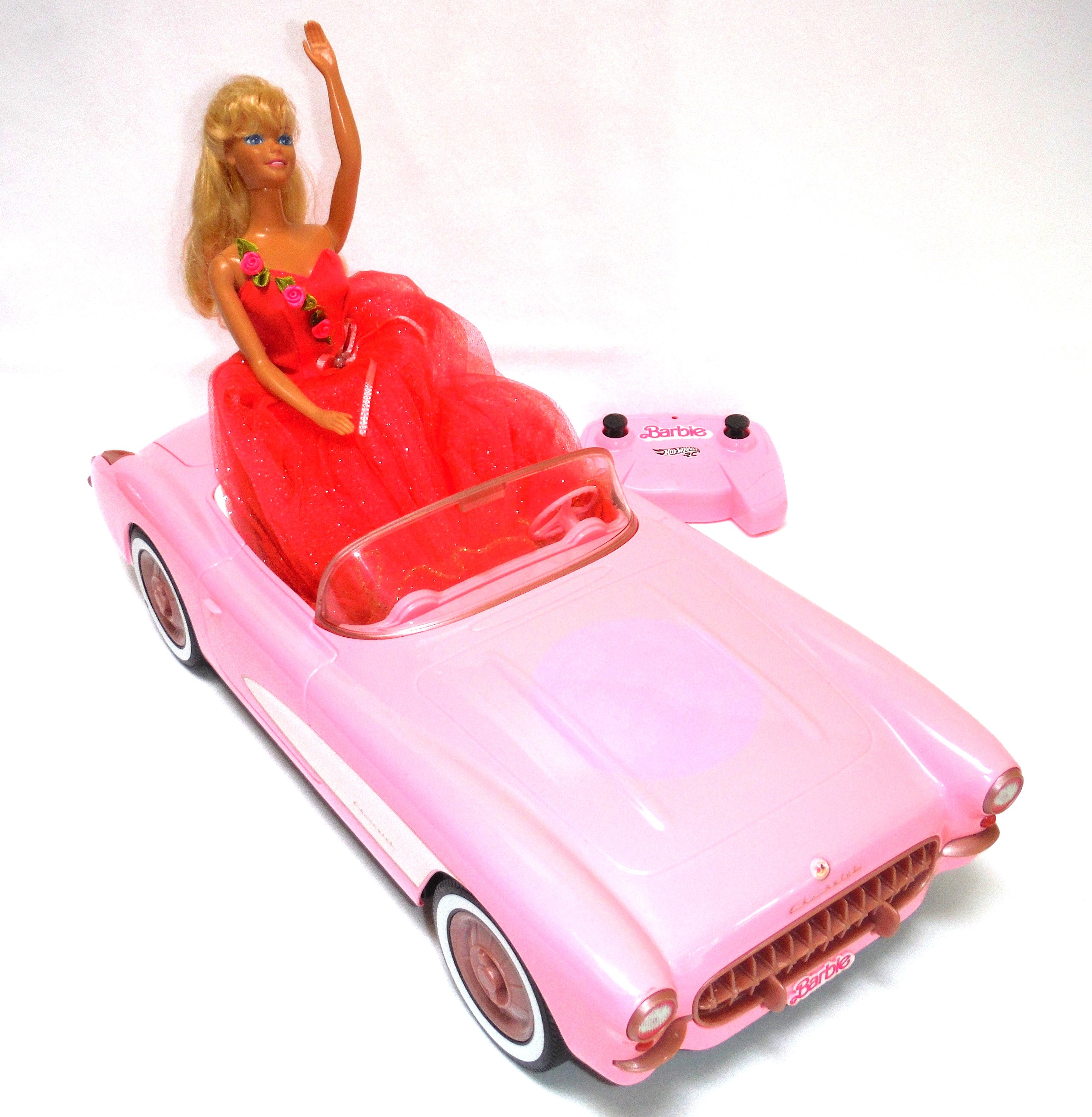 BARBIE PINK RC CORVETTE IN SPECTACULAR CONDITION, With Bonus