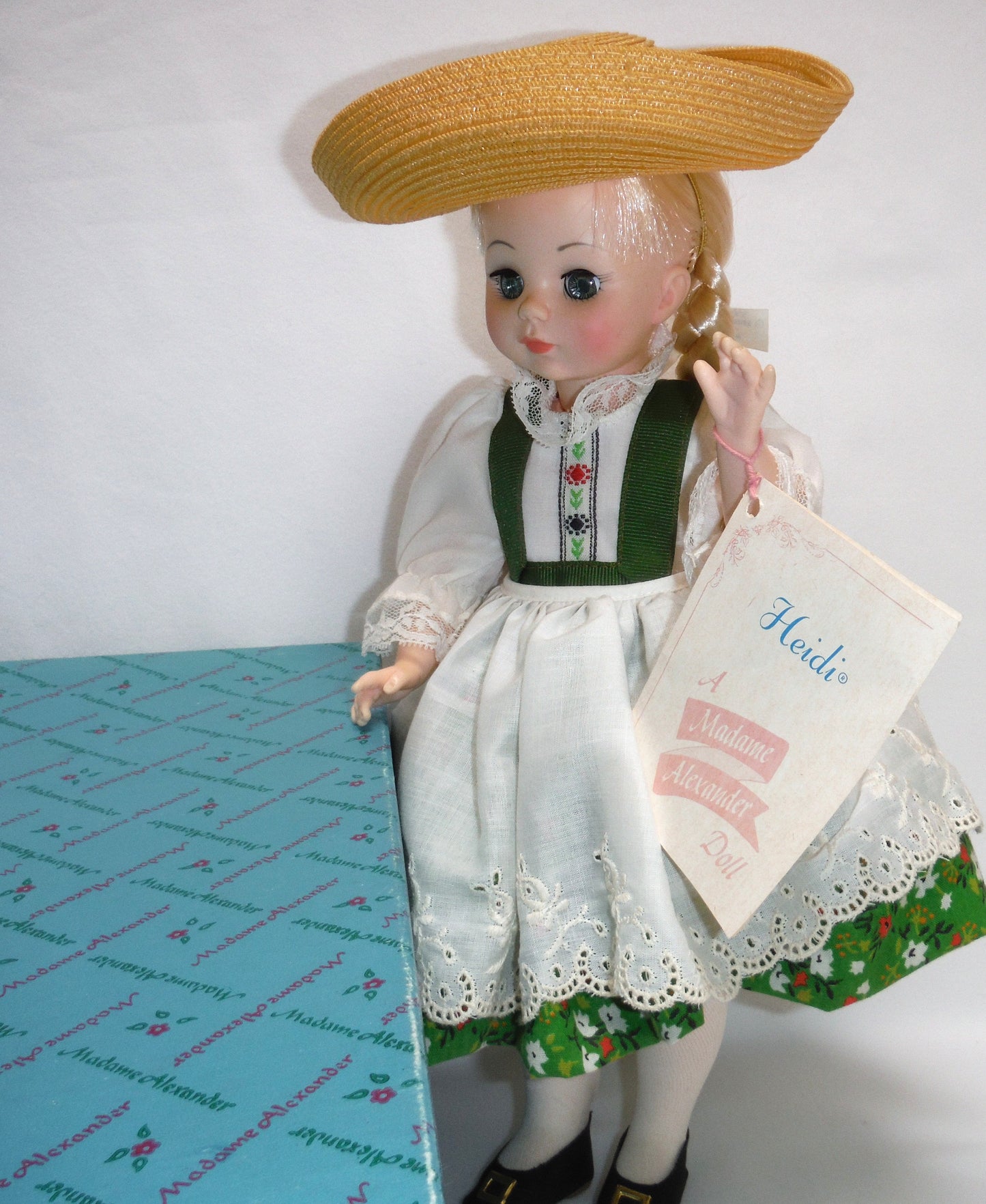 Vintage Madame Alexander Doll in the Character of HEIDI #1580, Mint Condition and in Original Box