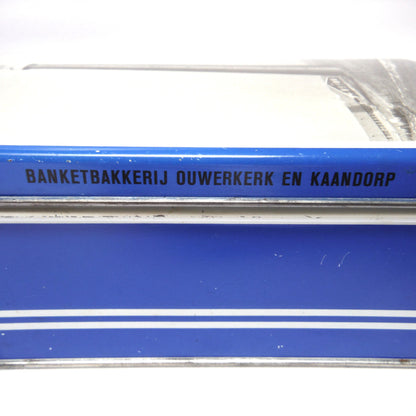 Mid-Century DUTCH HOLLAND LIGHTHOUSE Hinged-Lid Tin Container: 'VUURTOREN DE LANGE JAAP'