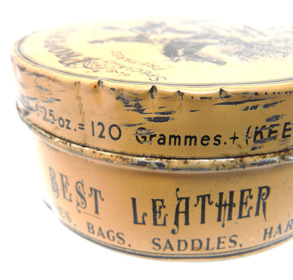 Vintage Tin Container: PROPERT'S Specially Prepared Leather and Saddle Soap