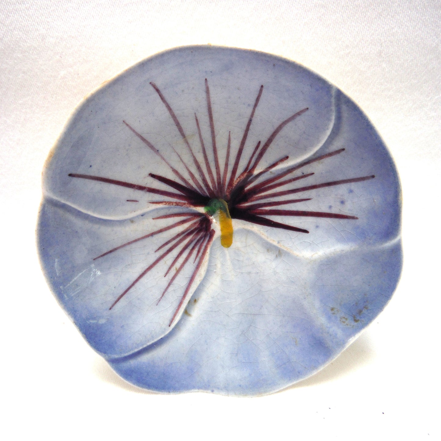 Collectible Vintage Miniature Violet Shaped Plate by Royal Winton Grimwades