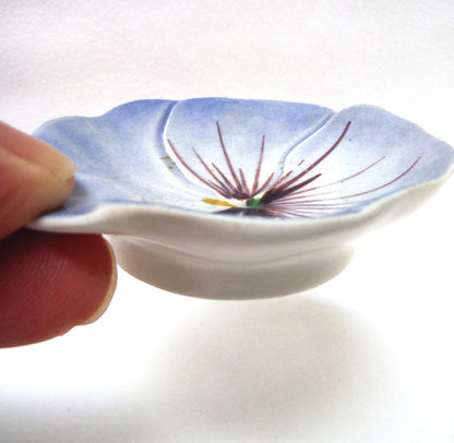 Collectible Vintage Miniature Violet Shaped Plate by Royal Winton Grimwades