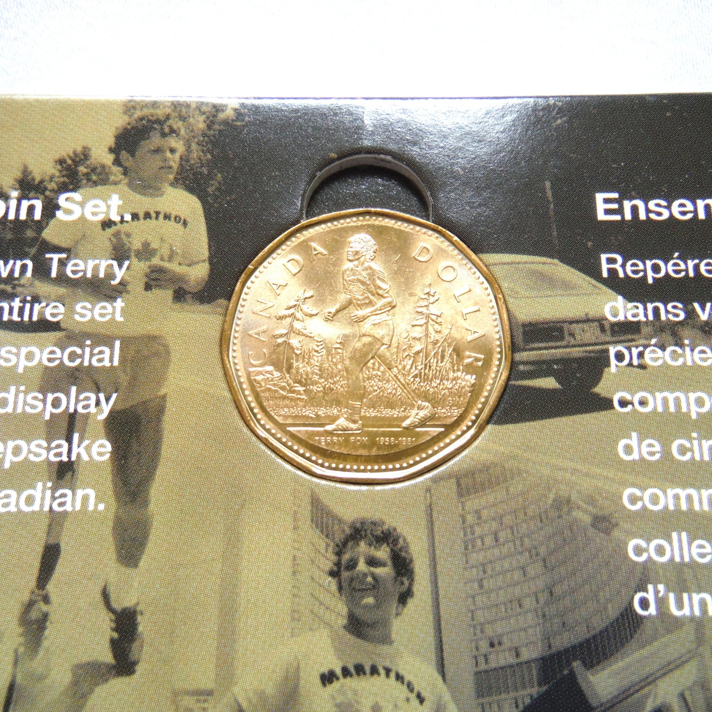 2005 TERRY FOX COIN COLLECTOR CARD, Bonus ALL SIX ORIGINAL COINS ARE INCLUDED!