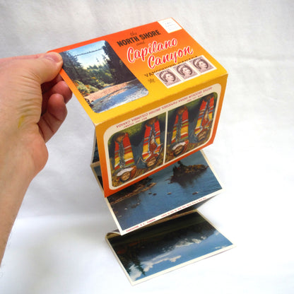 1950's RARE CANADIAN POSTCARD COLLECTION: The North Shore and Capilano Canyon, Vancouver, BC, Canada, with Three BONUS 1954 1-Cent QEII Stamps!