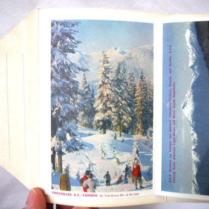 1950's RARE CANADIAN POSTCARD COLLECTION: The North Shore and Capilano Canyon, Vancouver, BC, Canada, with Three BONUS 1954 1-Cent QEII Stamps!