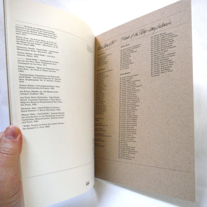 THE WORLD OF ADOLF WOLFLI, The Other Side of The Moon Exhibition at The Goldie Paley Gallery, Organized by Elsa Longhauser and Elks Spoerri (1998 1st Ed.)