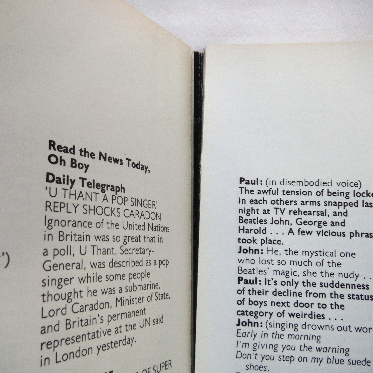 THE BEATLES GET BACK BOOK, By Jonathan Cott and David Dalton, Photographs by Ethan A. Russell (1969 1st Ed.)
