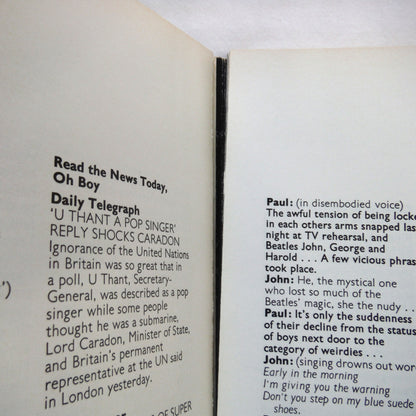 THE BEATLES GET BACK BOOK, By Jonathan Cott and David Dalton, Photographs by Ethan A. Russell (1969 1st Ed.)