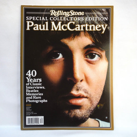 PAUL McCARTNEY, 40 Years of Classic Interviews, Beatles Memories and Rare Photographs, A Special Collectors Edition by Rolling Stone (2014 1st Ed.)
