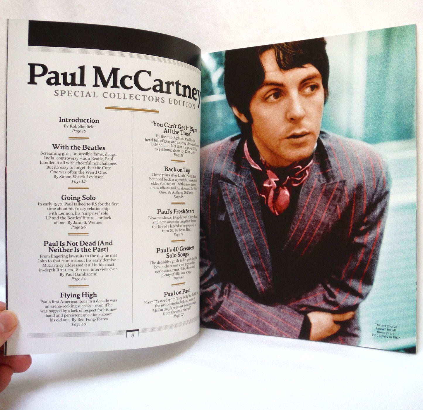 PAUL McCARTNEY, 40 Years of Classic Interviews, Beatles Memories and Rare Photographs, A Special Collectors Edition by Rolling Stone (2014 1st Ed.)