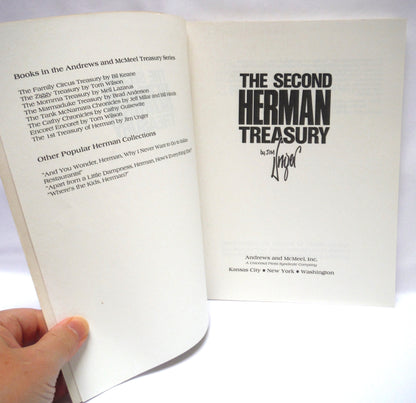HERMAN, THE SECOND TREASURY, by Jim Unger (1980 1st Ed.)