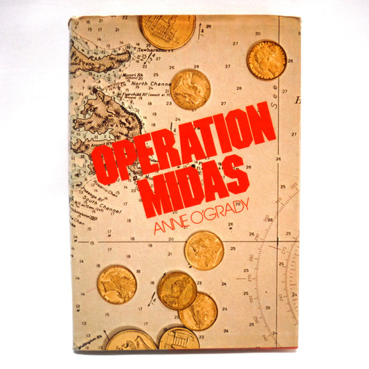 OPERATION MIDAS, An Adventure Novel by Anne O'Grady (1973 1st Ed.)