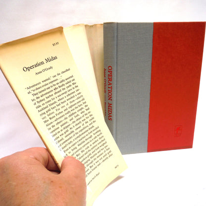 OPERATION MIDAS, An Adventure Novel by Anne O'Grady (1973 1st Ed.)