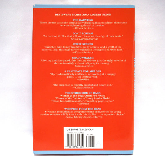 WHO ARE YOU? A Young Reader Mystery Novel, by Joan Lowery Nixon (1999 1st Ed.)