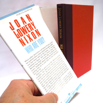 WHO ARE YOU? A Young Reader Mystery Novel, by Joan Lowery Nixon (1999 1st Ed.)