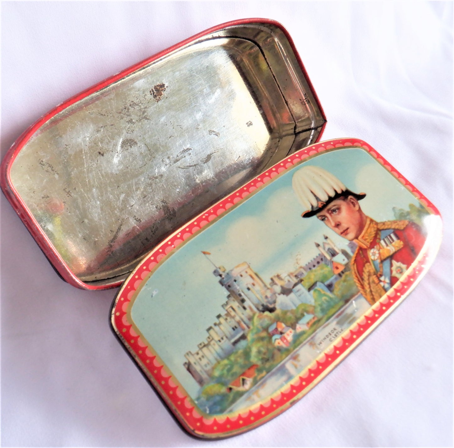 Antique Tin Can Celebrating the CORONATION of KING EDWARD VIII, 1937