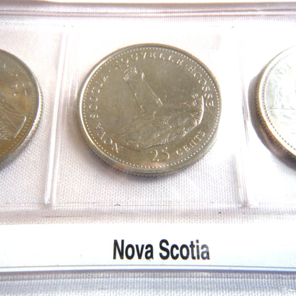 CANADA 125: 1867-1992 Canadian Celebration 12-Quarter Collection with Provincial Titles