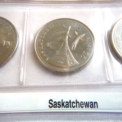 CANADA 125: 1867-1992 Canadian Celebration 12-Quarter Collection with Provincial Titles