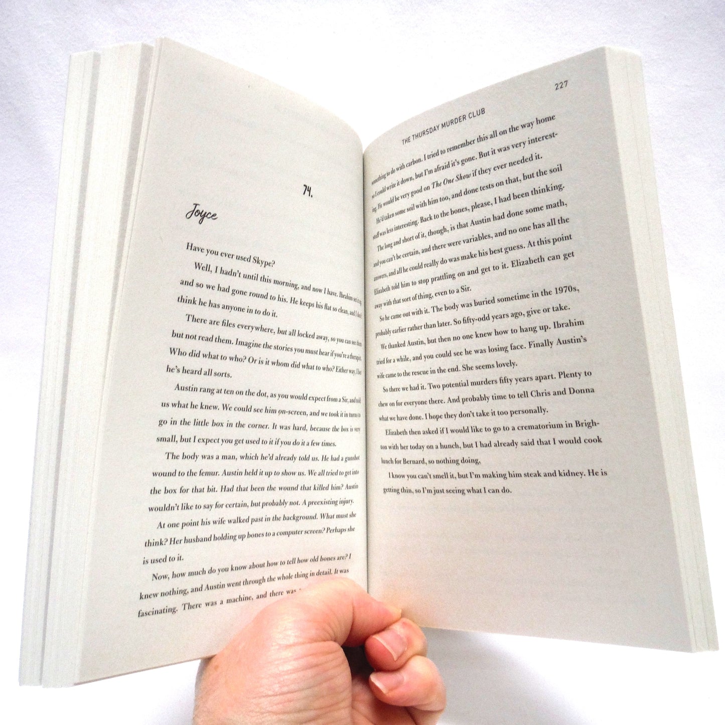 THE THURSDAY MURDER CLUB, A Novel by Richard Osman (2020 1st Ed.)