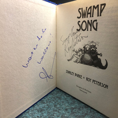 SWAMP SONG, Political Humour by Stanley Burke, Illustrations by Roy Peterson (1st Ed. SIGNED)